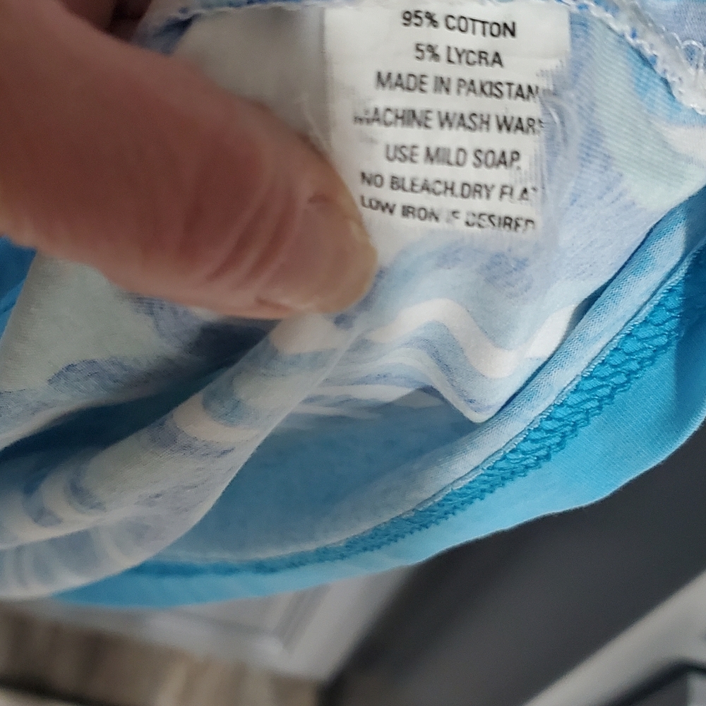 Barbara Gerwit Blue Patterned Women's Dress⚜️💙⚜️ XS - Picture 6 of 8